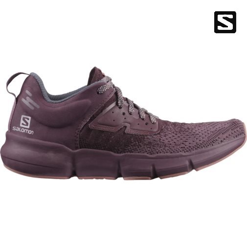 Sapatilhas de Corrida Salomon Predict Soc W Feminino Claret | PT U09852